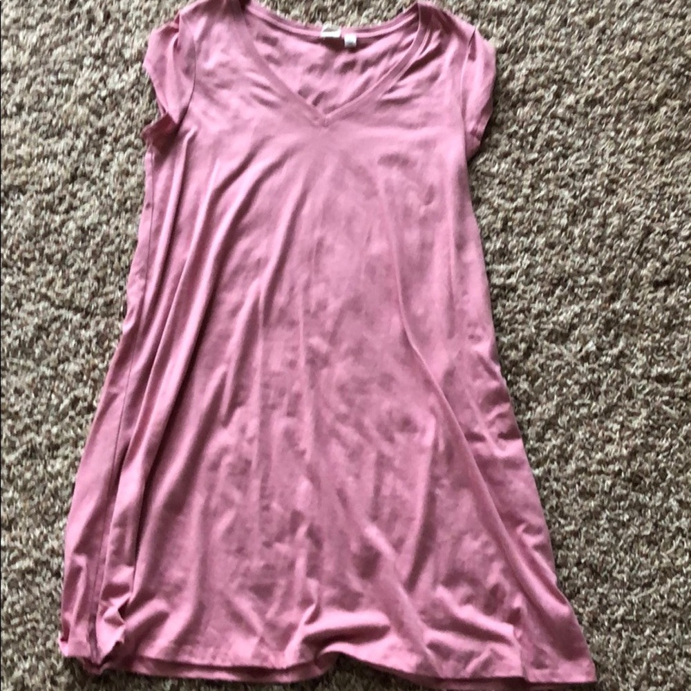 Pink Tee Shirt Dress